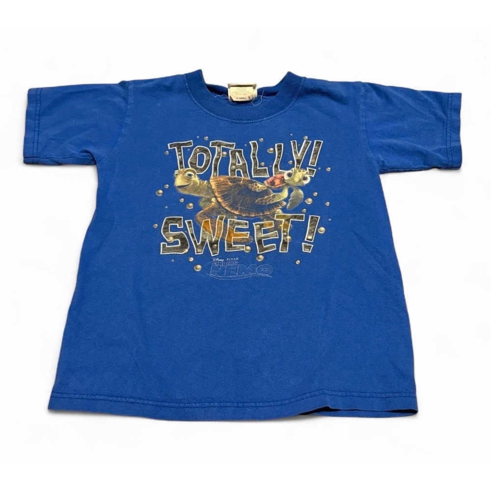 Disney Nemo Kids Blue 'Totally Sweet' Graphic Tank Top